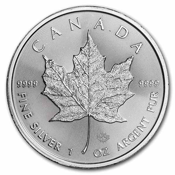 2022 Canadian 1 oz Silver Maple Leaf Coin BU