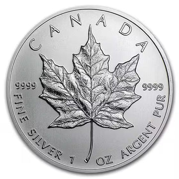Random Year - 1 oz Canadian Silver Maple Leaf Coin BU