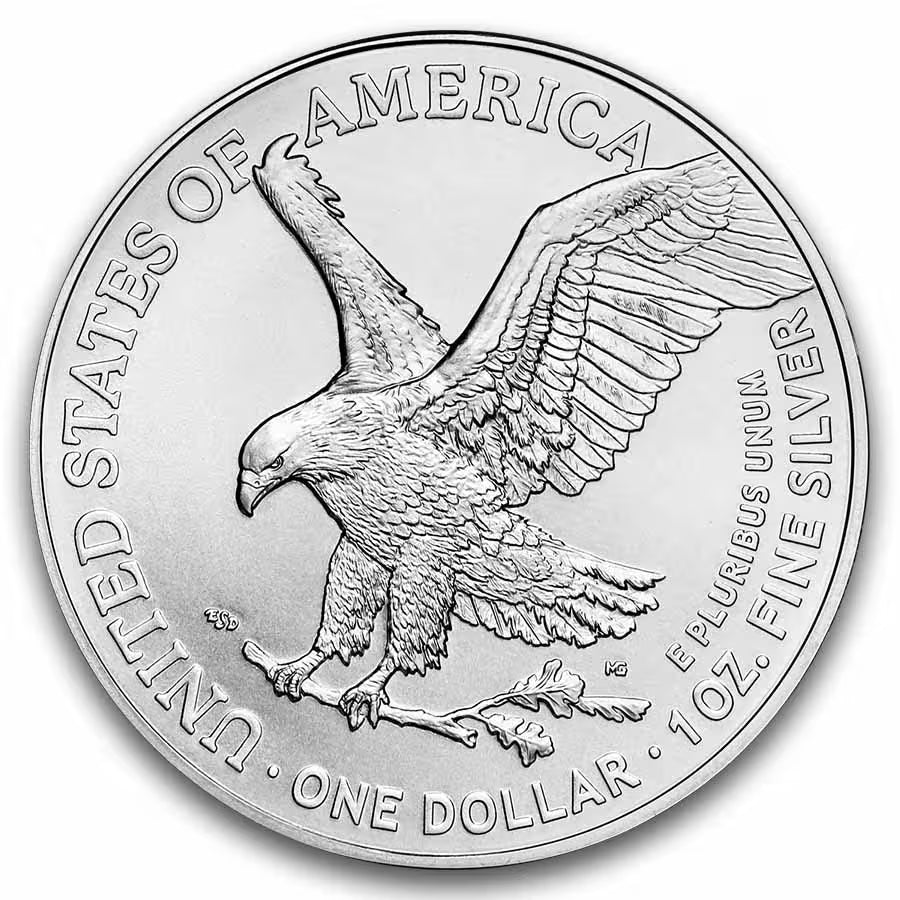 Random Year - 1 oz American Silver Eagle $1 Coin BU